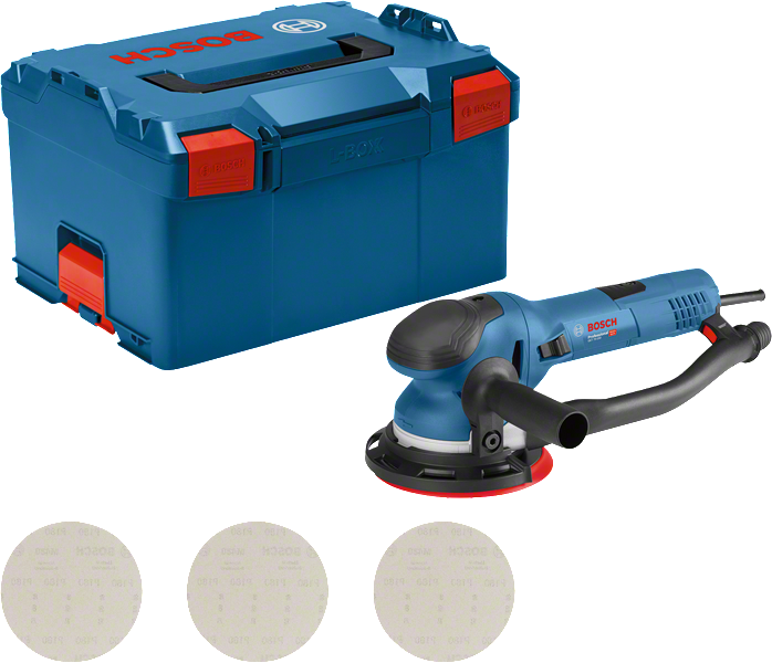Bosch GET 75-150 ekscentrična brusilica s kutijom.