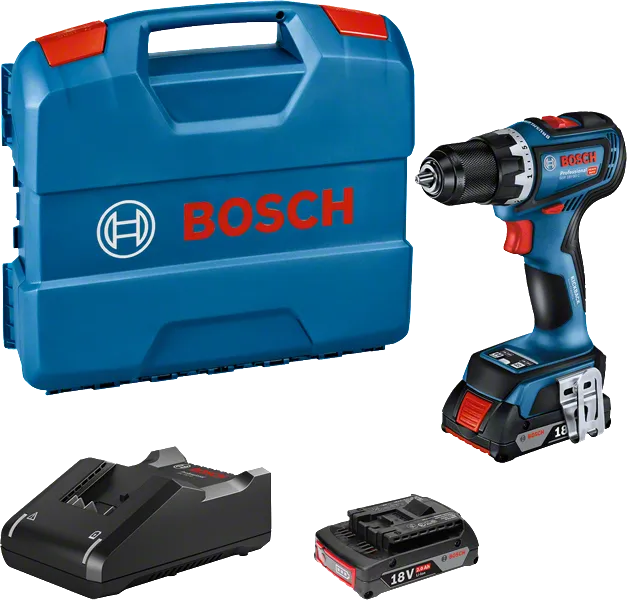 Bosch GSR 18V-90 C set akumulatorskih bušilica s punjačem.