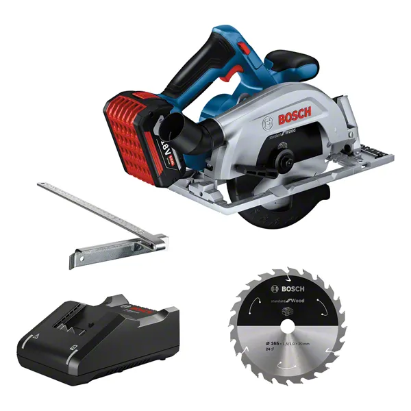 Bosch GKS 185-LI akumulatorska kružna pila s punjačem i oštricom.