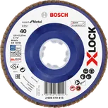 Bosch X-LOCK lamelni disk X551 Expert za metal, granulacija 125 mm, 40.