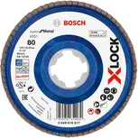 Bosch X-LOCK lamelni disk X551 za metal, granulacija 80.