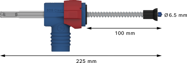 Bosch EXPERT SDS Clean plus-8X set svrdala 6,5x100x225 mm.