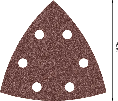 Bosch PRO F460 brusni list 93x93 mm granulacija 40 6 rupa.