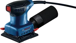 Bosch GSS 140 A orbitalna brusilica s kutijom za prašinu.