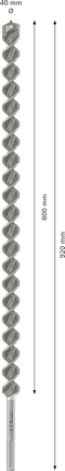 Bosch PRO SDS max-4 svrdlo za udarno bušenje, 40 x 920 mm.
