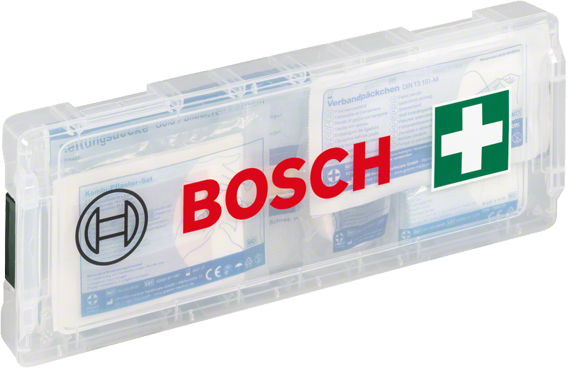 Bosch L-BOXX Micro komplet prve pomoći, kompaktna torba za nošenje.