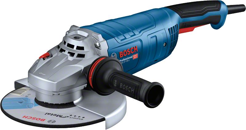 Bosch GWS 27-180 J kutna brusilica s bočnom ručkom.