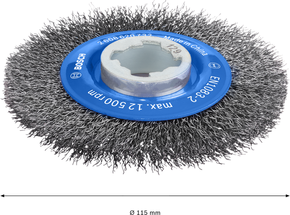 Bosch PRO Metal clean X-Lock žičani kotač, promjera 115 mm.