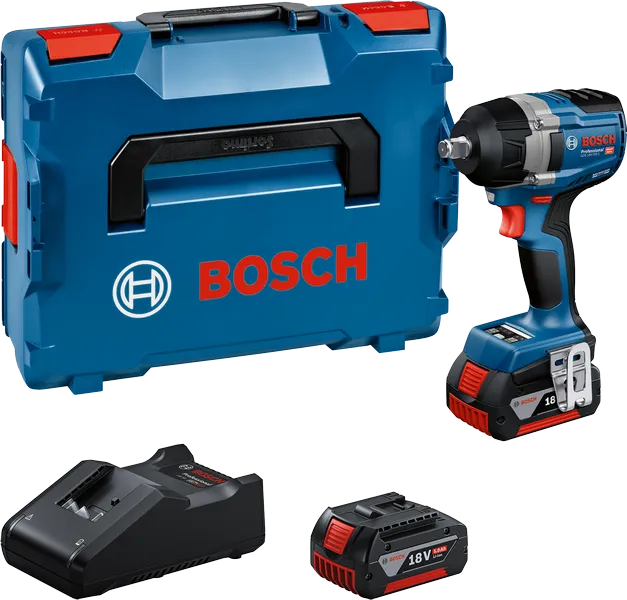 Bosch GDS 18V-750 set akumulatorskih udarnih ključeva s kutijom.