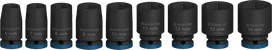 Bosch PRO set udarnih nasadnih ključeva 1/4 inča, 9 dijelova.