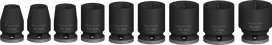 Bosch PRO set udarnih nasadnih ključeva 3/8 inča, 9 dijelova.