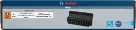 Bosch PRO set udarnih nasadnih ključeva dubine 3/4 inča, 9 dijelova.