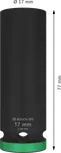 Bosch PRO udarni nasadni ključ 1/2 inča dubine 17 mm.