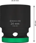 Bosch PRO udarni nasadni ključ 1/2 inča 24 mm, duljina 40 mm.