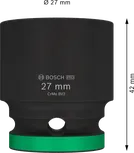 Bosch PRO udarni nasadni ključ 27 mm s CrMo BV2.