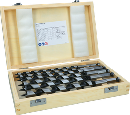 Bosch PRO set svrdla za drvo L235, 6 dijelova u drvenoj kutiji.