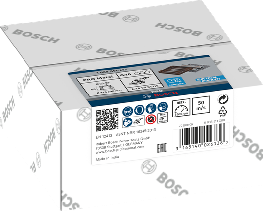Bosch PRO Metalni konusni kotač za rezanje 90×110×55 mm G16.