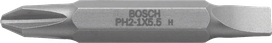 Bosch dvostrani PH2 bit odvijača s prorezom.