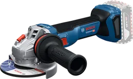 Bosch GWS 18V-11 akumulatorska kutna brusilica s bočnom ručkom.