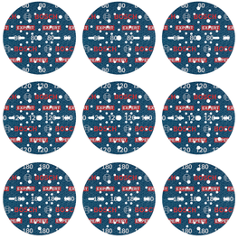 Bosch EXPERT O780 set brusnih diskova s folijom, 150 mm različitih granulacija.