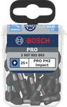 Bosch PRO PH2 udarni bitovi, pakiranje od 25 komada.