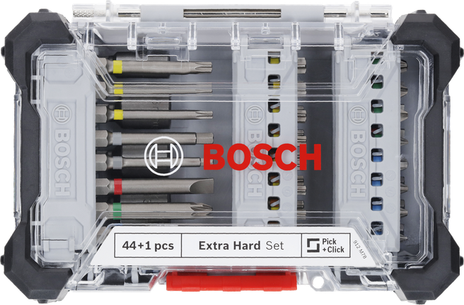 Bosch set bitova za odvijač Extra Hard 44+1 komada u kutiji.