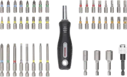 Bosch set bitova za odvijač Extra Hard 44+1 komada s držačem.