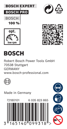Bosch PRO Wood HSS svrdlo za ugradnju za korištenje pri niskim okretajima.