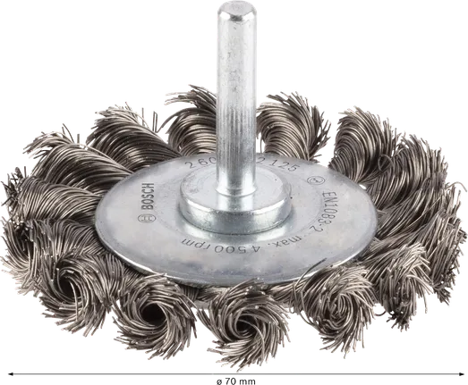 Bosch PRO kotač od teške žice od nehrđajućeg čelika, 70 mm.
