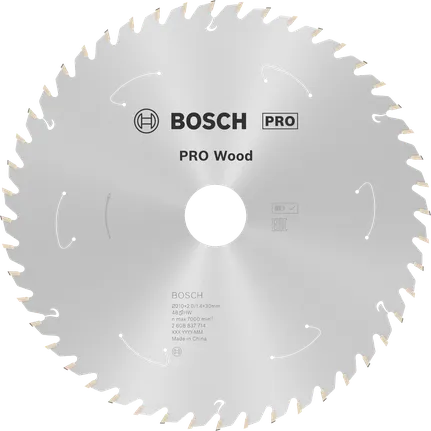 Bosch PRO Wood akumulatorska kružna pila T48 za precizno rezanje drva.