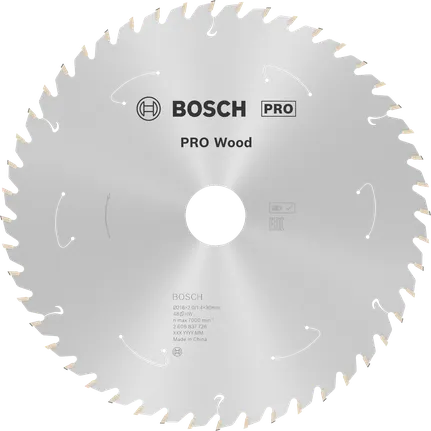 Bosch PRO Wood akumulatorska kružna pila 216 mm T48.