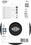 Bosch PRO mekani podložni tanjur 125 mm X-Lock za brušenje.