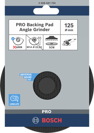 Bosch PRO podložni tanjur 125 mm SCM za kutne brusilice.