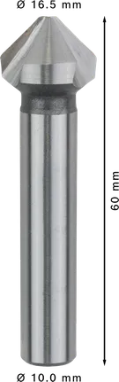 Bosch PRO svrdlo za upuštanje od mekog metala HSS 16,5 x 60 mm.