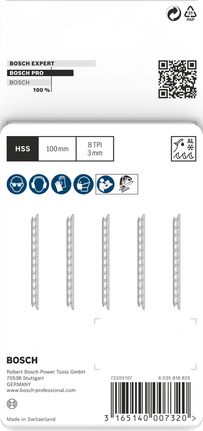 Bosch PRO Alu curve T227D list ubodne pile 100 mm, pakiranje od 5 komada.