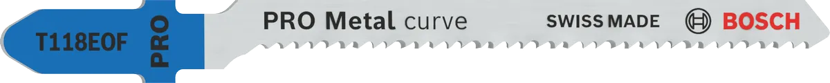 Bosch PRO Metal curve T118EOF list ubodne pile za metal.