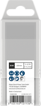 Bosch PRO Hardwood fast T144DF list ubodne pile, pakiranje od 100 mm.