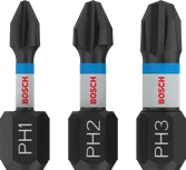 Bosch PRO PH set udarnih bitova PH1 PH2 PH3 25 mm.