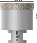 Bosch PRO keramička kružna rezačica za suho rezanje promjera 51 mm.