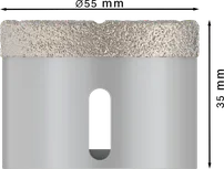 Bosch PRO keramička kružna bušilica za suho rezanje 55x35 mm X-Lock.