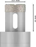 Bosch PRO keramička kružna bušilica za suho rezanje 27x35 mm X-Lock.