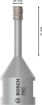 Bosch PRO keramička kružna rezačica za suho rezanje 6x30 mm.