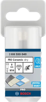 Bosch PRO keramička jezgra za rezanje pločica za suho rezanje 8 mm.