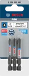 Bosch PRO PH set udarnih bitova, 3 komada.