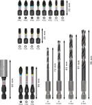 Bosch PRO Impact Metal set od 20 dijelova s bitovima za bušenje i odvijač.