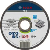 Bosch PRO rezna ploča od nehrđajućeg čelika i metala 125 mm.