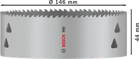 Bosch PRO Multi Material rupna pila 146 mm za navojne rezove.