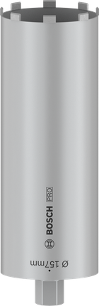 Bosch PRO suha kruna za bušenje 157 mm s UNC prihvatom od 1 1/4 inča.