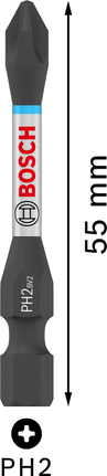 Bosch PRO Phillips udarni bit PH2 55 mm za uvrtanje vijaka.