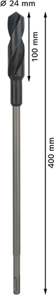 Bosch PRO Wood HSS svrdlo za ugradnju 24 mm SDS plus.